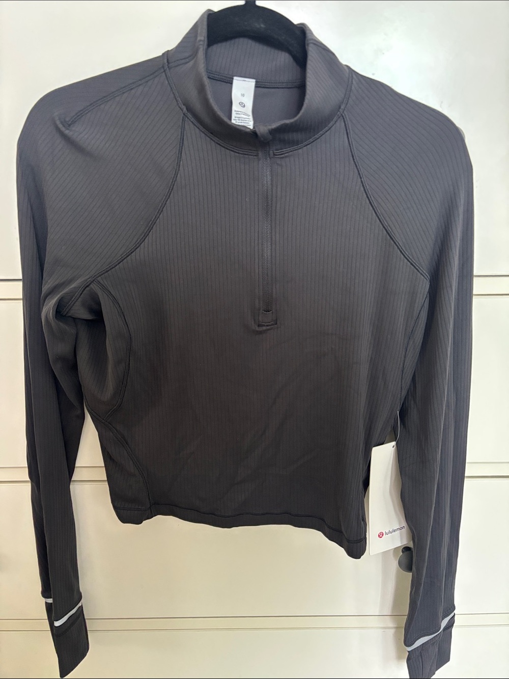 Lululemon It’s Ruli Ribbed Cropped Half-Zip